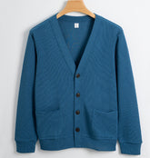 Washable Cotton V-neck Sweatshirt Men